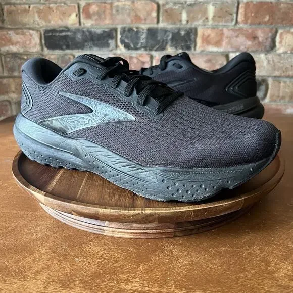 Brooks Glycerin 21 Triple Black Cushion Road Running Shoes Sneakers Men's 14